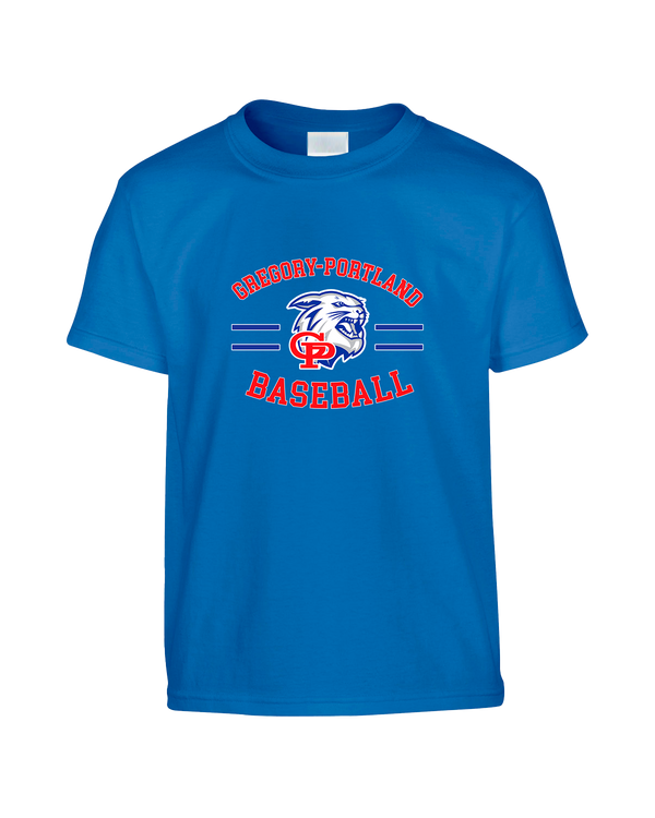 Gregory-Portland HS Baseball Curve - Youth T-Shirt