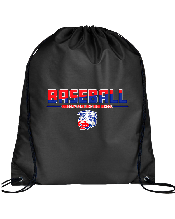 Gregory-Portland HS Baseball Cut - Drawstring Bag
