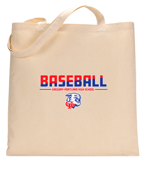 Gregory-Portland HS Baseball Cut - Tote Bag