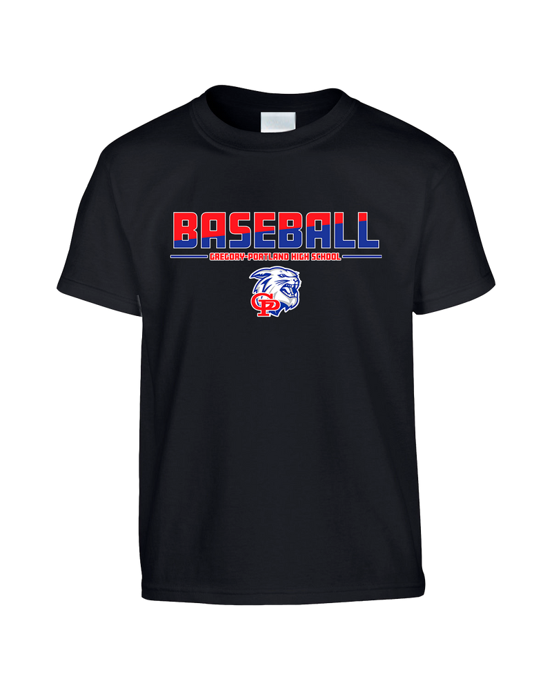 Gregory-Portland HS Baseball Cut - Youth T-Shirt