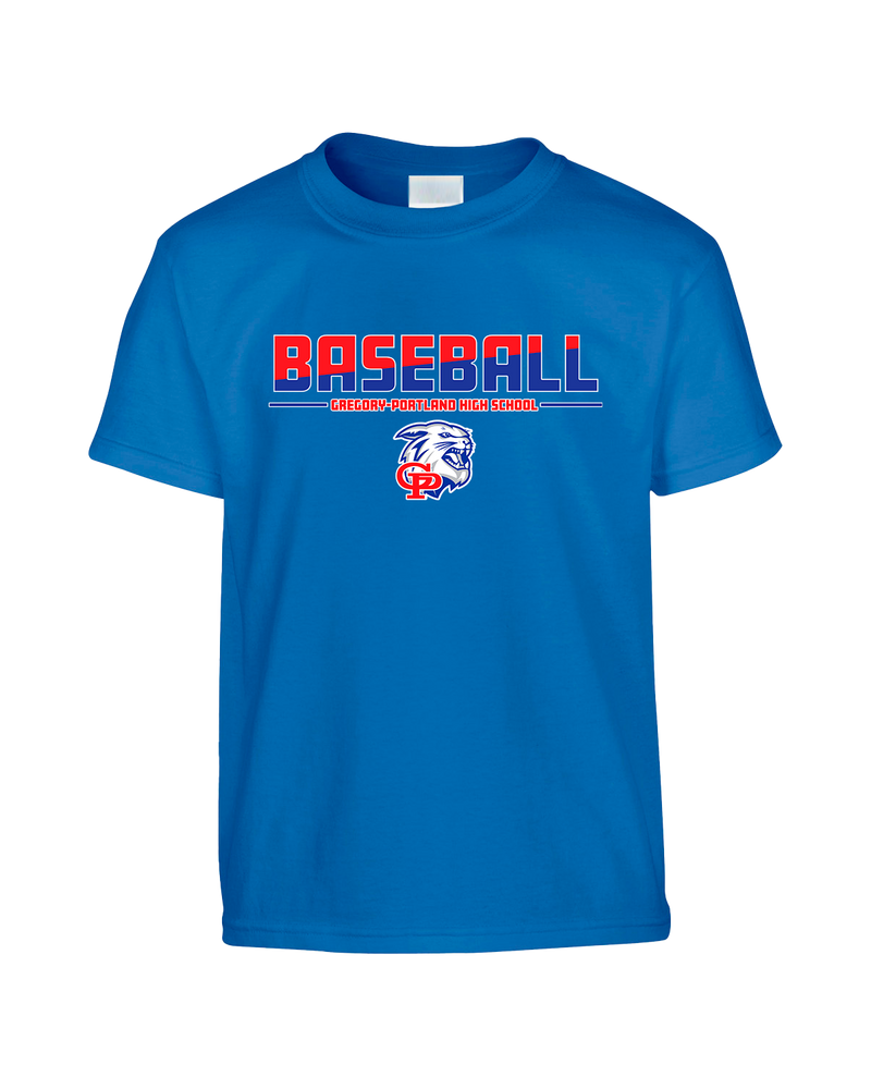 Gregory-Portland HS Baseball Cut - Youth T-Shirt