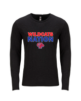 Gregory-Portland HS Baseball Nation - Tri Blend Long Sleeve