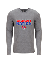Gregory-Portland HS Baseball Nation - Tri Blend Long Sleeve