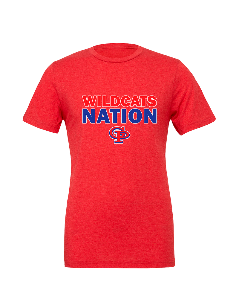 Gregory-Portland HS Baseball Nation - Mens Tri Blend Shirt