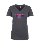 Gregory-Portland HS Baseball Nation - Womens V-Neck