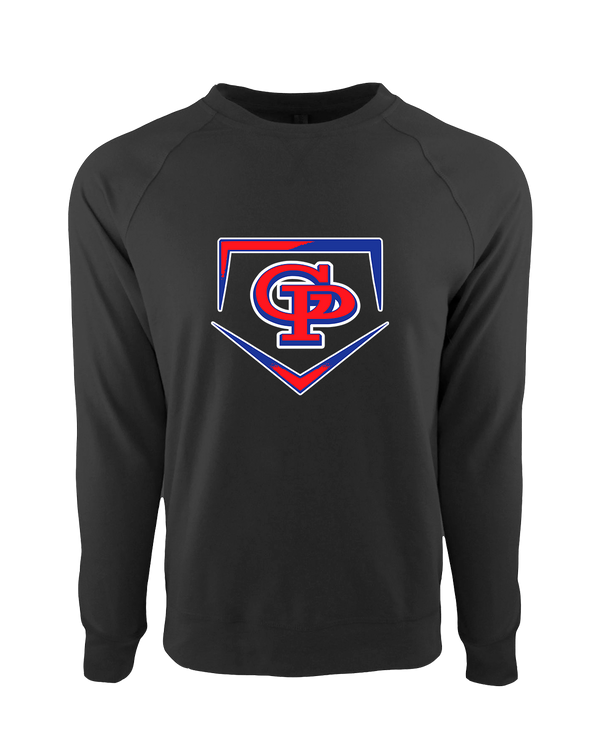 Gregory-Portland HS Baseball Plate - Crewneck Sweatshirt