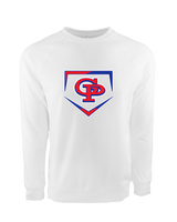 Gregory-Portland HS Baseball Plate - Crewneck Sweatshirt
