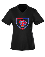 Gregory-Portland HS Baseball Plate - Womens Performance Shirt