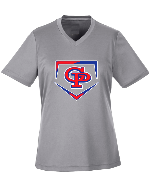 Gregory-Portland HS Baseball Plate - Womens Performance Shirt