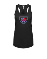 Gregory-Portland HS Baseball Plate - Womens Tank Top