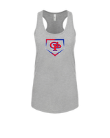 Gregory-Portland HS Baseball Plate - Womens Tank Top