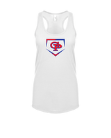Gregory-Portland HS Baseball Plate - Womens Tank Top