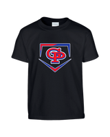 Gregory-Portland HS Baseball Plate - Youth T-Shirt
