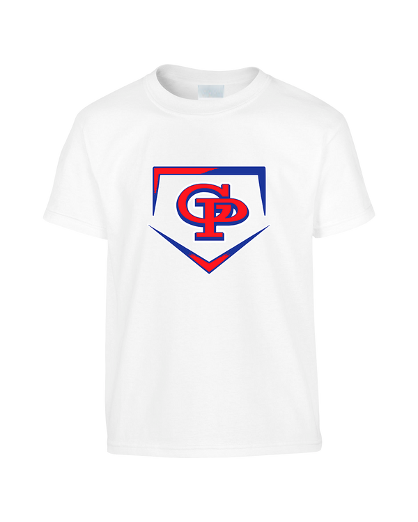 Gregory-Portland HS Baseball Plate - Youth T-Shirt