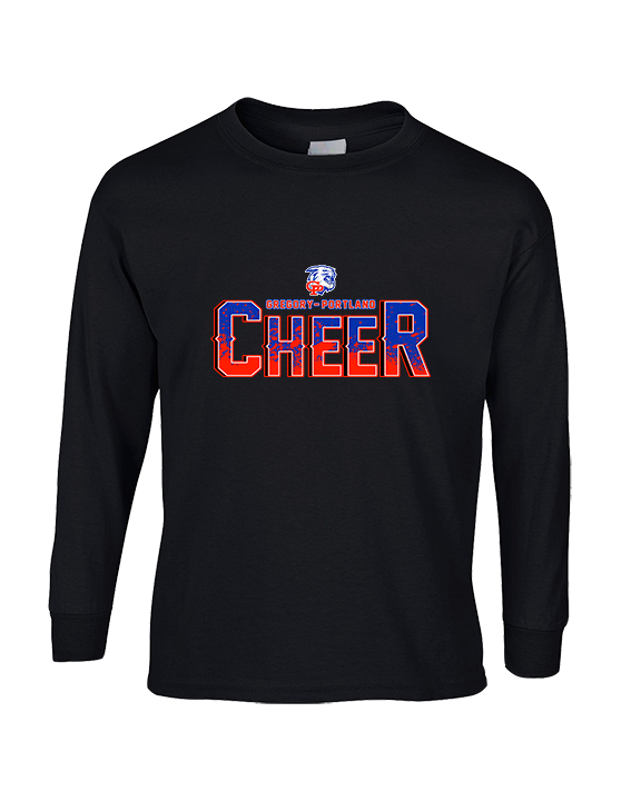 Gregory Portland HS Cheer Splatter - Cotton Longsleeve