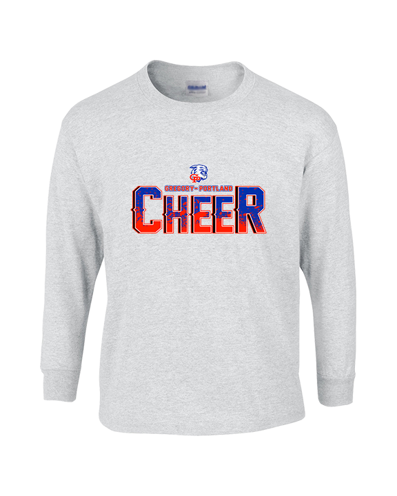Gregory Portland HS Cheer Splatter - Cotton Longsleeve