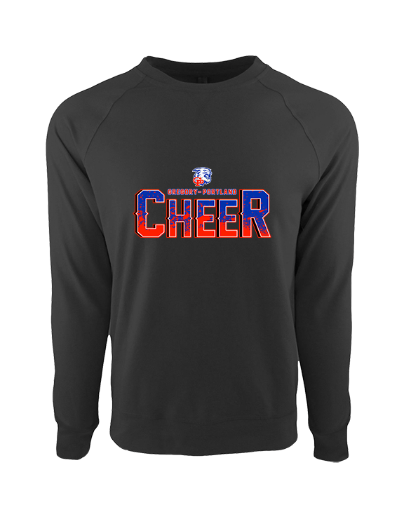 Gregory Portland HS Cheer Splatter - Crewneck Sweatshirt