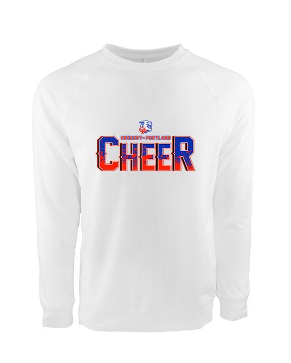 Gregory Portland HS Cheer Splatter - Crewneck Sweatshirt