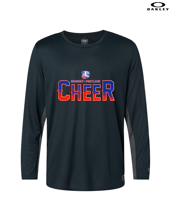 Gregory Portland HS Cheer Splatter - Mens Oakley Longsleeve