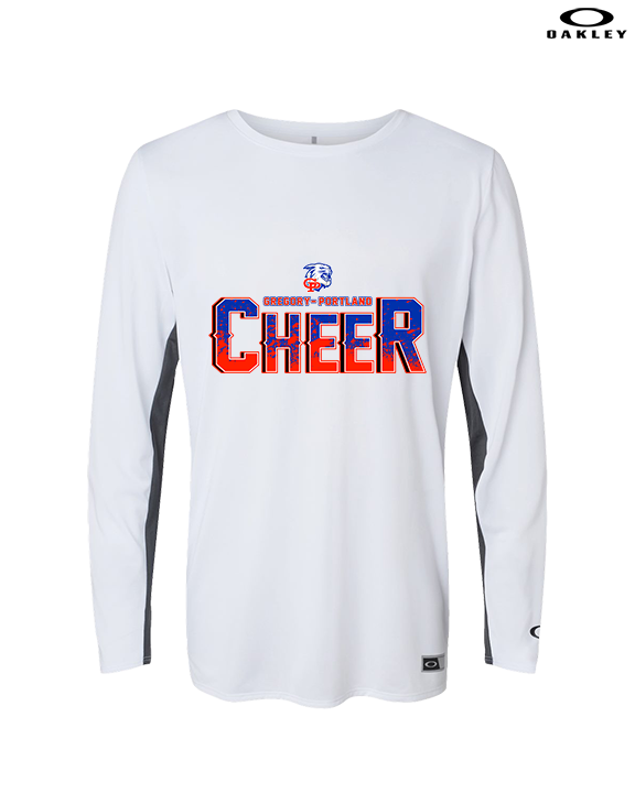 Gregory Portland HS Cheer Splatter - Mens Oakley Longsleeve