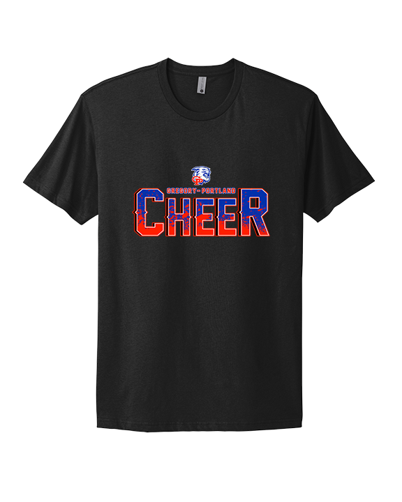 Gregory Portland HS Cheer Splatter - Mens Select Cotton T-Shirt