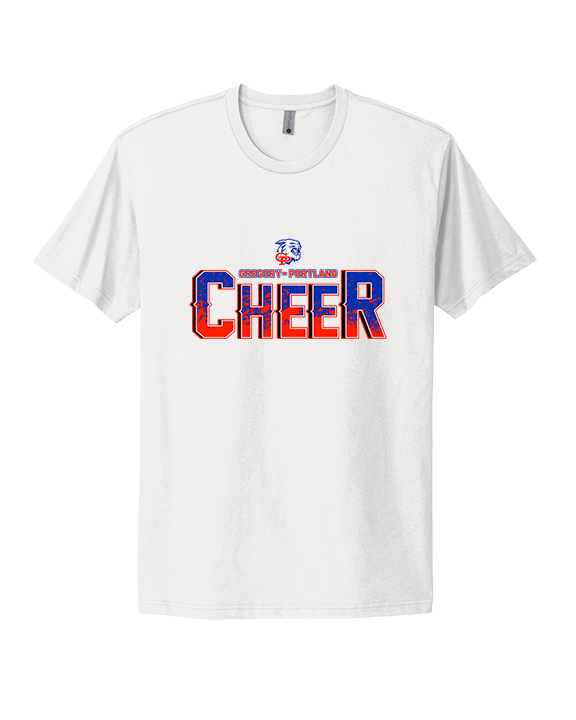 Gregory Portland HS Cheer Splatter - Mens Select Cotton T-Shirt