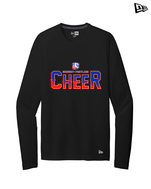 Gregory Portland HS Cheer Splatter - New Era Performance Long Sleeve