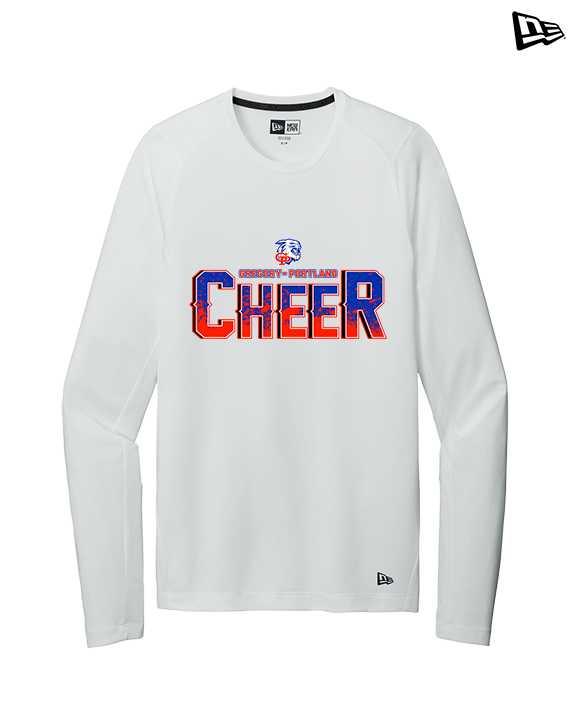 Gregory Portland HS Cheer Splatter - New Era Performance Long Sleeve