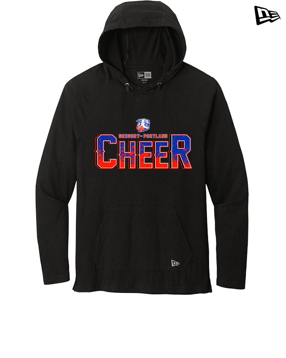 Gregory Portland HS Cheer Splatter - New Era Tri-Blend Hoodie