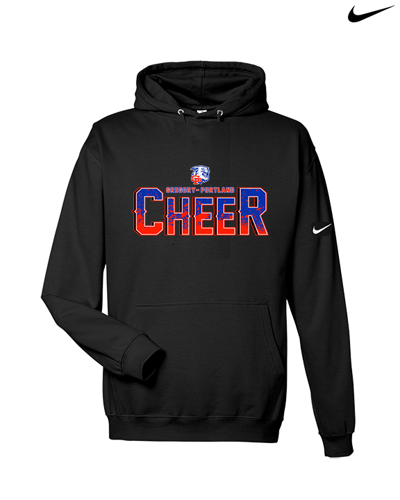 Gregory Portland HS Cheer Splatter - Nike Club Fleece Hoodie