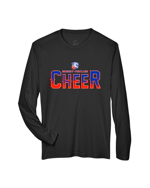 Gregory Portland HS Cheer Splatter - Performance Longsleeve
