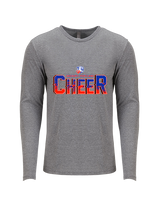 Gregory Portland HS Cheer Splatter - Tri-Blend Long Sleeve