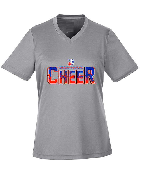 Gregory Portland HS Cheer Splatter - Womens Performance Shirt