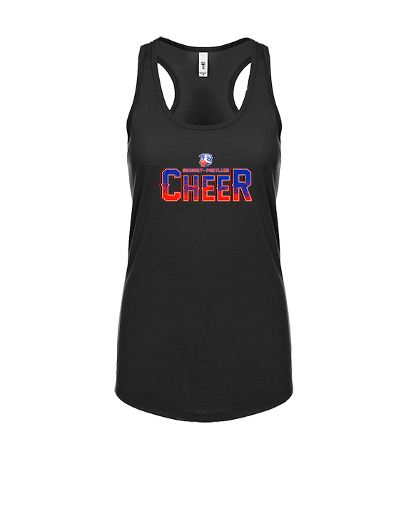 Gregory Portland HS Cheer Splatter - Womens Tank Top