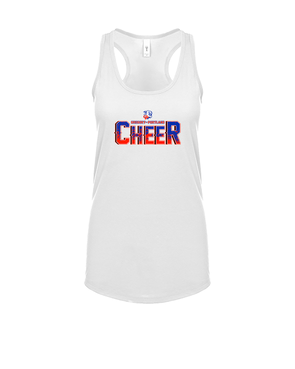 Gregory Portland HS Cheer Splatter - Womens Tank Top