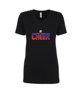 Gregory Portland HS Cheer Splatter - Womens V-Neck