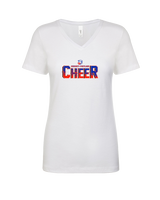 Gregory Portland HS Cheer Splatter - Womens V-Neck