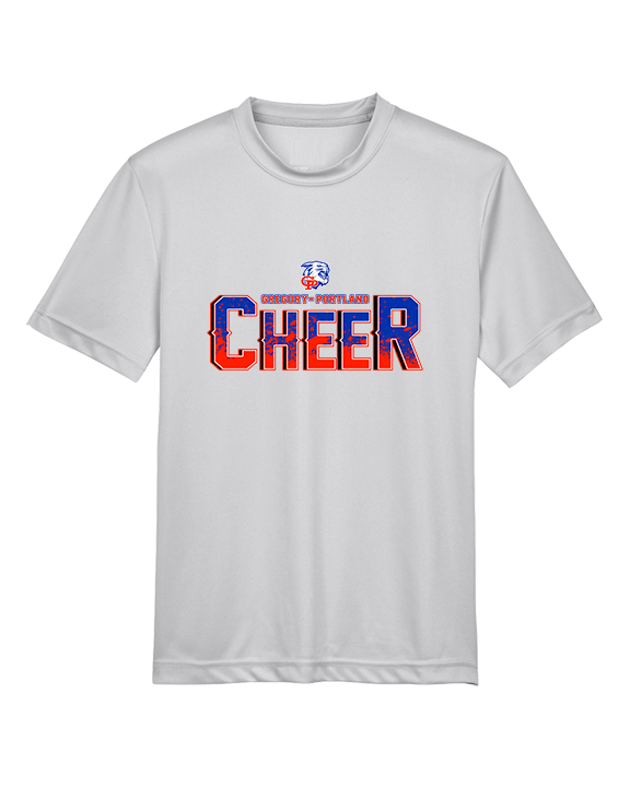 Gregory Portland HS Cheer Splatter - Youth Performance Shirt