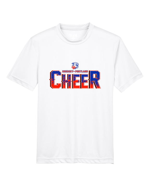 Gregory Portland HS Cheer Splatter - Youth Performance Shirt