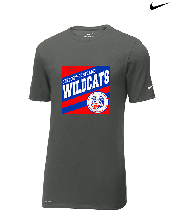 Gregory Portland HS Cheer Square - Mens Nike Cotton Poly Tee