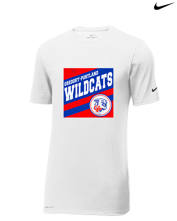 Gregory Portland HS Cheer Square - Mens Nike Cotton Poly Tee