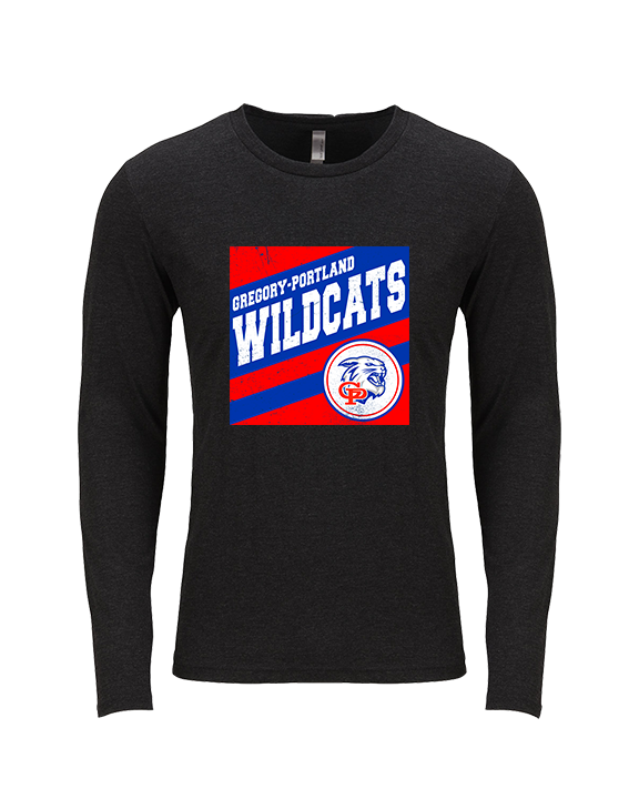 Gregory Portland HS Cheer Square - Tri-Blend Long Sleeve