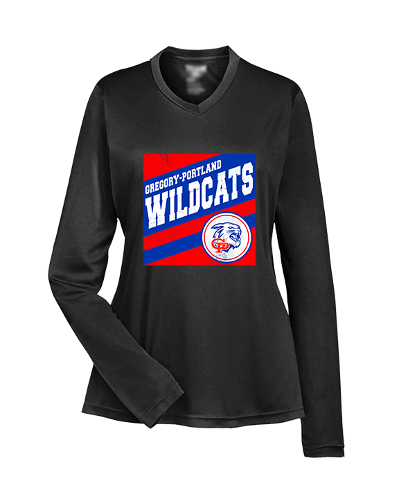Gregory Portland HS Cheer Square - Womens Performance Longsleeve