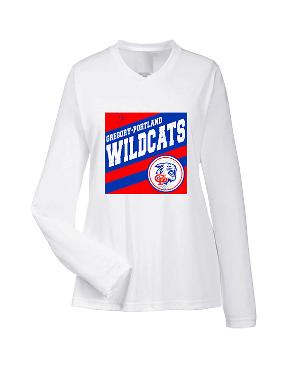Gregory Portland HS Cheer Square - Womens Performance Longsleeve