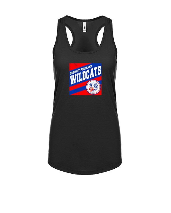 Gregory Portland HS Cheer Square - Womens Tank Top