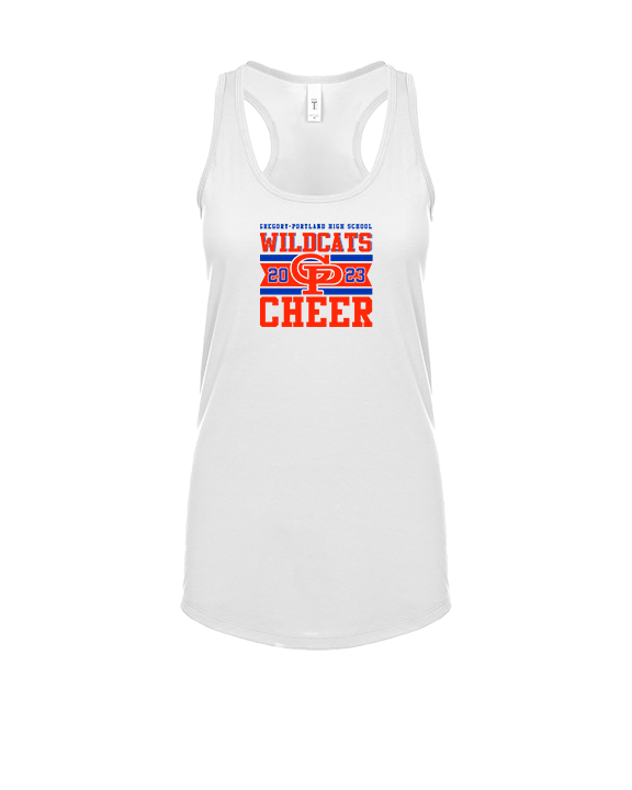 Gregory Portland HS Cheer Stamp - Womens Tank Top