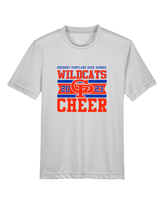 Gregory Portland HS Cheer Stamp - Youth Performance Shirt