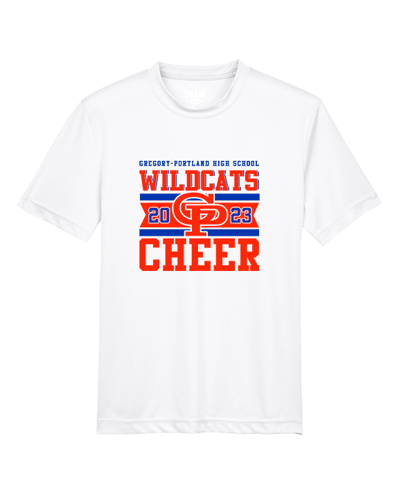Gregory Portland HS Cheer Stamp - Youth Performance Shirt
