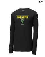 Groves HS Wrestling Border - Nike Dri-Fit Poly Long Sleeve