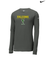 Groves HS Wrestling Border - Nike Dri-Fit Poly Long Sleeve
